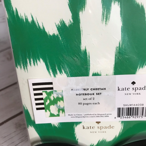 Kate Spade Painterly Cheetah Notebook Set - Picture 8 of 8